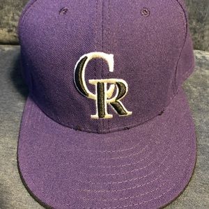 Colorado Rockies Authentic Hat 7 1/2